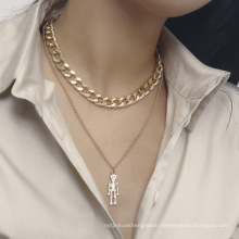 wholesale cuban chain neckalces for women,diy gold plated enamle pendant necklace jewelry